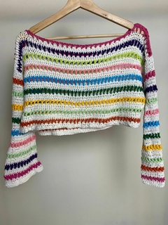 Sweater tejido colores en internet