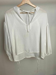 Blusa blanca Mercie Cherie - comprar online