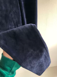 Calza azul en internet