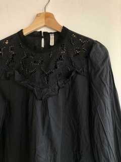 Blusa negra Kremia - comprar online