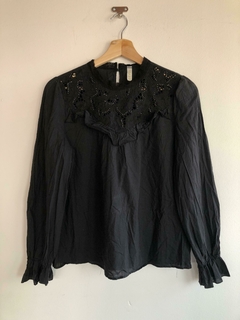 Blusa negra Kremia