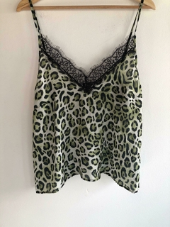 Musculosa animal print Zhoue