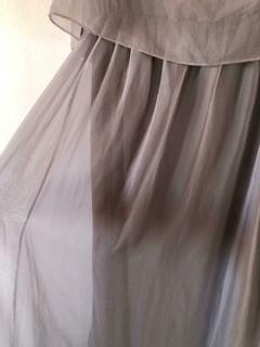 Vestido gris gasa en internet