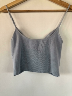 Top celeste Zara - CAMBIARTE