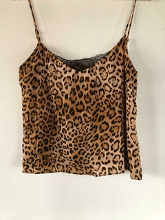 Musculosa animal print Zara