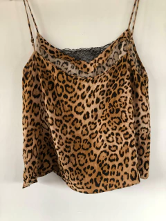 Musculosa animal print Zara - CAMBIARTE