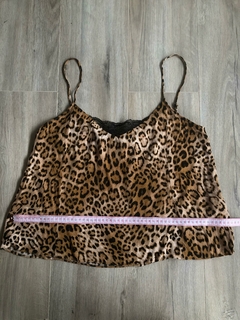 Musculosa animal print Zara