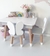 Conjunto de Mesa Baú com 2 Cadeiras Infantis Borboleta MDF - comprar online