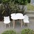Conjunto de Mesa Nuvem com Duas Cadeiras Infantil Luna - MDf