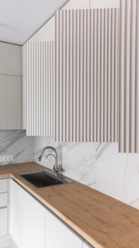 Frente de cocina Ranurado