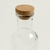 BOTELLA DE VIDRIO ACANALADA TAPA CORCHO - Designmafi
