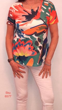 Remera Algodón viscosa