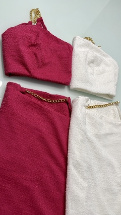Conjunto Eduarda- Tecido: Tweed (forrado)