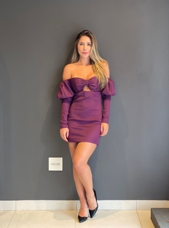 Vestido Nicole - Tecido: Alfaiataria (forrado) - loja online