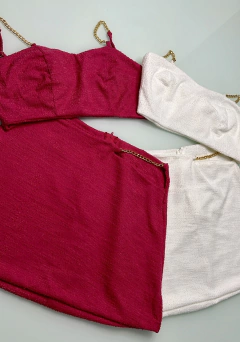 Conjunto Eduarda- Tecido: Tweed (forrado) - loja online