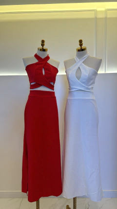 Conjunto Emília - Tecido: Linho Rústico (forrado) - comprar online