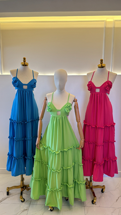 Vestido Maré - Tecido: Poly Larissa (forrado) - loja online