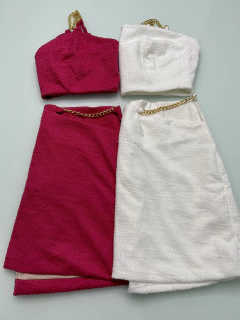 Conjunto Eduarda- Tecido: Tweed (forrado) - comprar online