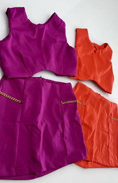 Conjunto Laura - Tecido: Alfaiataria - Savana