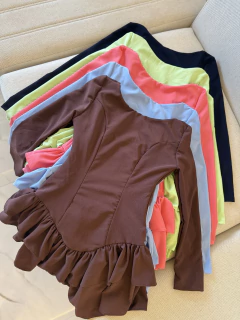 Vestido Malu - Tecido: Poly Larissa (forrado) na internet