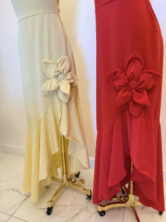 Vestido Louise - Tecido: Poly Larissa (forrado) - Savana