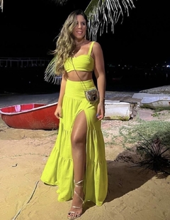 Conjunto Jeri - Tecido: Poly Larissa (forrado) - Savana