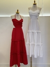 Vestido Emily - Tecido: Polly Larissa/Alfaiataria Orly (forrado)