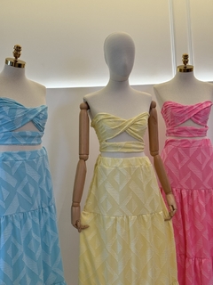 Conjunto Maju - Tecido: Jacquard Trabalhado (forrado) - loja online