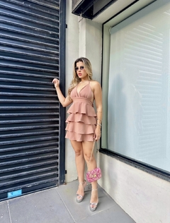 Vestido Nanda - Tecido: Poly Larissa (forrado) na internet