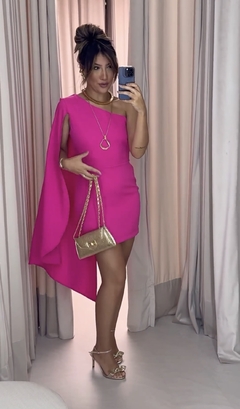 Vestido Thais - Tecido: Polly Larissa (forrado) - loja online