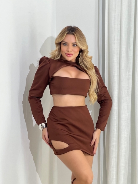 Conjunto Patrícia - Tecido: Alfaiataria Premium (forrado)