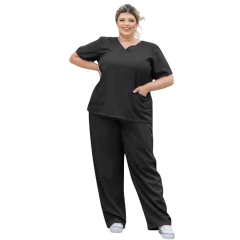 Scrubs Conjunto Hospitalar Feminino Básico plus size - LE BLANC Moda Branca