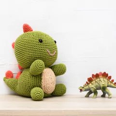 Dinossauro Verde em amigurumi0 - comprar online