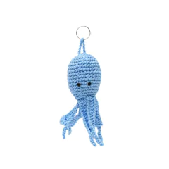 Chaveiro Polvo em amigurumi