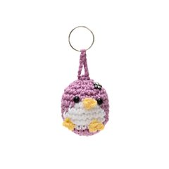 Chaveiro mini pinguim em amigurumi - loja online