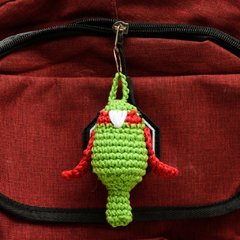 Chaveiro passarinho em amigurumi - comprar online