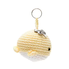 Baleia com lacinho em amigurumi na internet