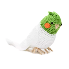Calopsita verde em amigurumi - comprar online