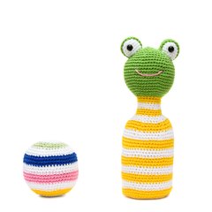 Boliche dos animais em amigurumi na internet