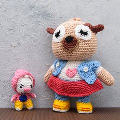 Kit de bonecos Chip e Potato em amigurumi - comprar online