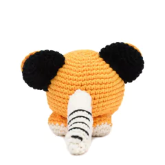Tigre bola em amigurumi na internet