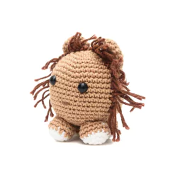 Leão bola em amigurumi na internet