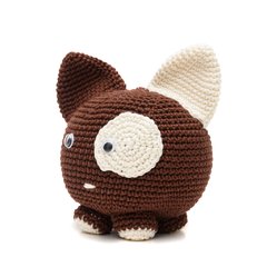 Cachorro peso de porta em amigurumi - comprar online