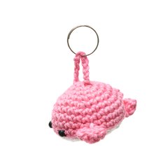 Chaveiro Mini Baleia em amigurumi - Art Familiar Artesanato