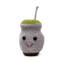 Cuia grande em amigurumi - loja online