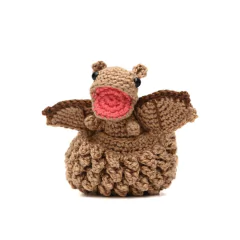 Ovo com filhote de Dragão bege em amigurumi - comprar online