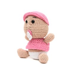Bebê de chupeta em amigurumi - comprar online