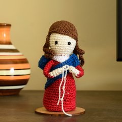 Nossa Senhora Desatadora de nós em amigurumi - loja online