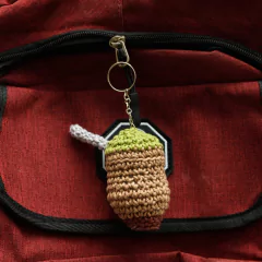 Imagem do Chaveiro mini cuia em amigurumi