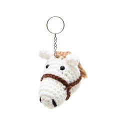 Chaveiro cavalo em amigurumi na internet